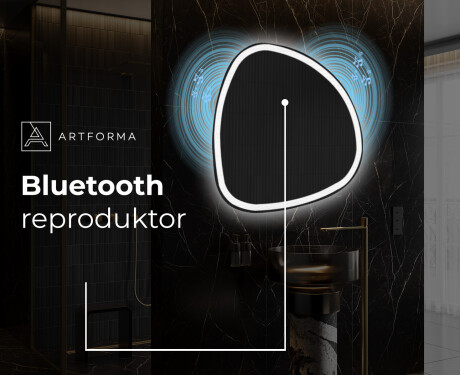 LED zrcadlo do koupelny s nepravidelným tvarem EG222 #7