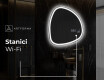 LED zrcadlo do koupelny s nepravidelným tvarem EG222 #9