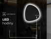 LED zrcadlo do koupelny s nepravidelným tvarem EG222 #8