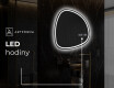 LED zrcadlo do koupelny s nepravidelným tvarem EG223 #8