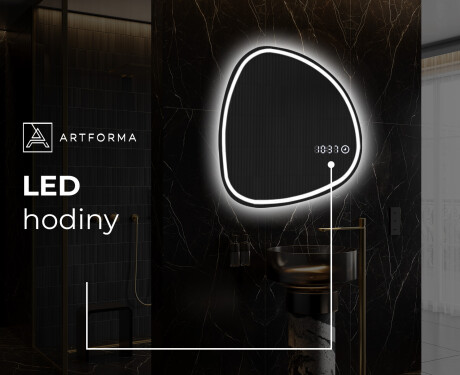 LED zrcadlo do koupelny s nepravidelným tvarem EG223 #8