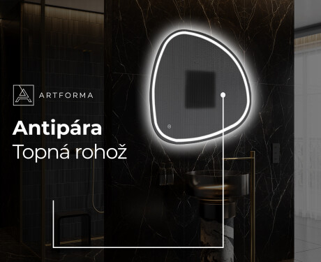 LED zrcadlo do koupelny s nepravidelným tvarem EG223 #9