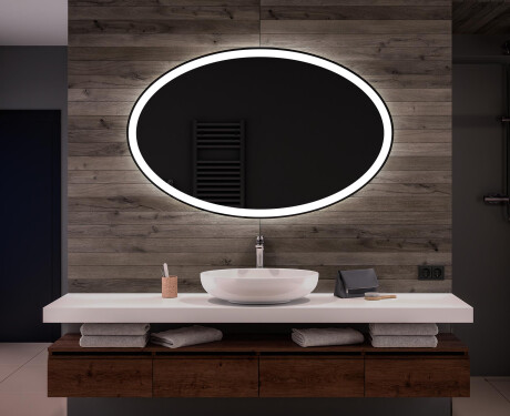 Koupelnové zrcadlo s LED podsvícením L74 #1