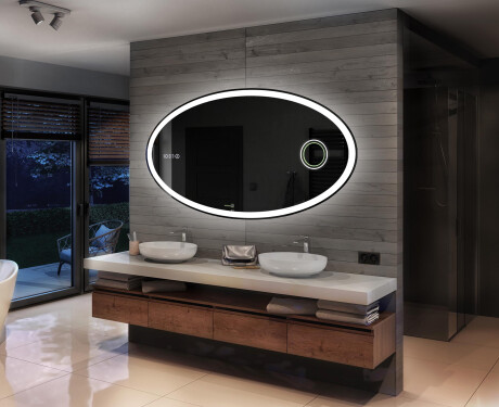 Koupelnové zrcadlo s LED podsvícením L74 #2