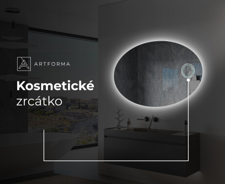 Koupelnové zrcadlo s LED podsvícením L226 #5