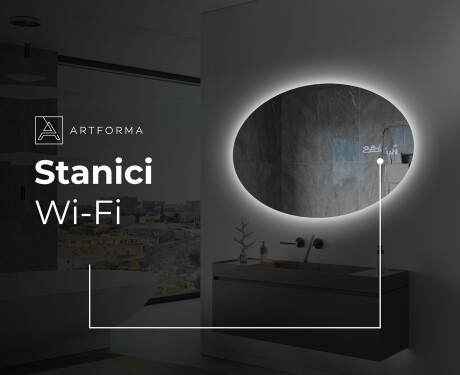 Koupelnové zrcadlo s LED podsvícením L226 #7