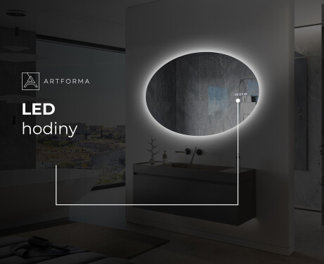 Koupelnové zrcadlo s LED podsvícením L226 #8