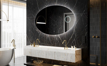 Koupelnové zrcadlo s LED podsvícením L226