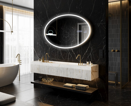 Koupelnové zrcadlo s LED podsvícením L227 #11