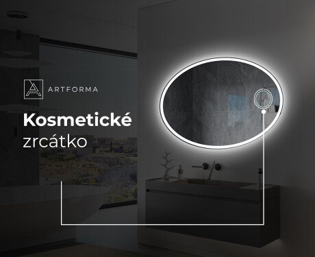 Koupelnové zrcadlo s LED podsvícením L227 #5