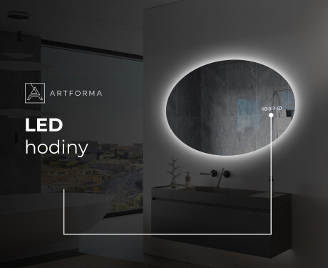 Koupelnové zrcadlo s LED podsvícením L227 #8