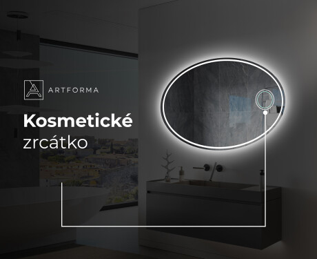 Koupelnové zrcadlo s LED podsvícením L228 #5