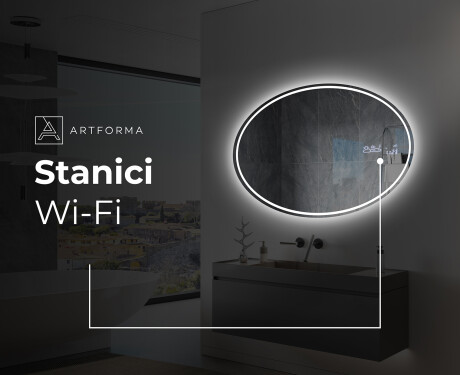 Koupelnové zrcadlo s LED podsvícením L228 #7