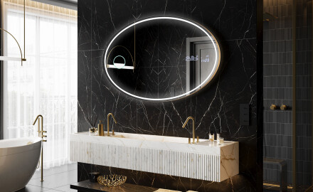 Koupelnové zrcadlo s LED podsvícením L228