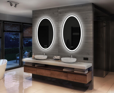 Koupelnové zrcadlo s LED podsvícením L74 #2