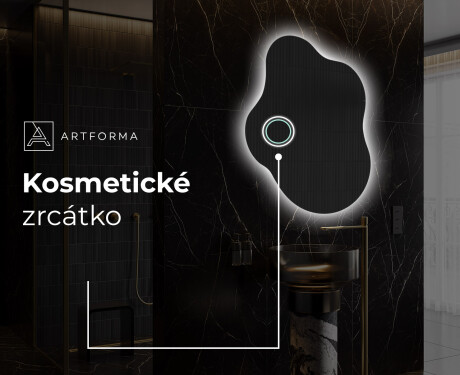 LED zrcadlo do koupelny s nepravidelným tvarem EM221 #5