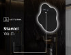 LED zrcadlo do koupelny s nepravidelným tvarem EM221 #7