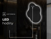 LED zrcadlo do koupelny s nepravidelným tvarem EM221 #8