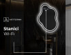 LED zrcadlo do koupelny s nepravidelným tvarem EM223 #9