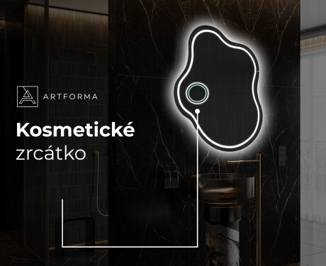 LED zrcadlo do koupelny s nepravidelným tvarem EM223 #5