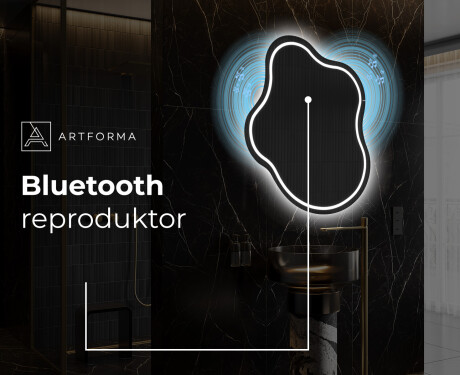 LED zrcadlo do koupelny s nepravidelným tvarem EM223 #6