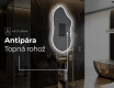 LED zrcadlo do koupelny s nepravidelným tvarem F222 #8