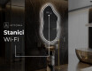 LED zrcadlo do koupelny s nepravidelným tvarem F223 #6