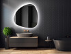 LED zrcadlo do koupelny s nepravidelným tvarem J221 #2