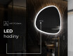 LED zrcadlo do koupelny s nepravidelným tvarem J222 #7