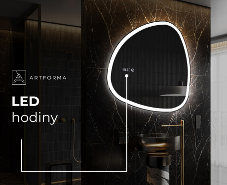 LED zrcadlo do koupelny s nepravidelným tvarem J222 #7
