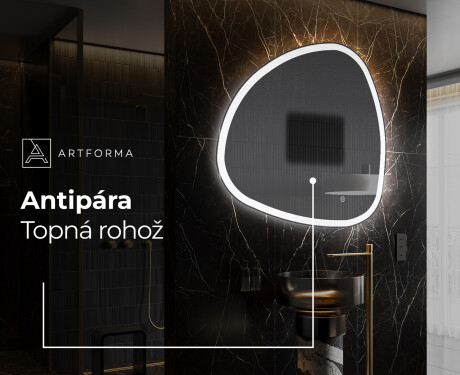 LED zrcadlo do koupelny s nepravidelným tvarem J222 #8