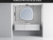 LED zrcadlo do koupelny s nepravidelným tvarem J223 #5