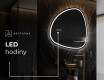 LED zrcadlo do koupelny s nepravidelným tvarem J223 #7