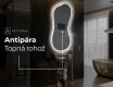 LED zrcadlo do koupelny s nepravidelným tvarem K222 #8