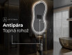 LED zrcadlo do koupelny s nepravidelným tvarem K223 #8