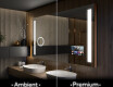 Koupelnové zrcadlo s LED podsvícením L02