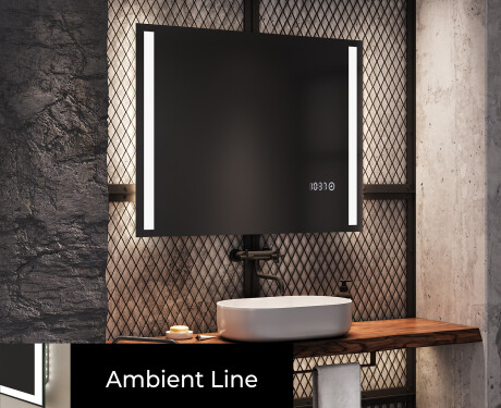 Koupelnové zrcadlo s LED podsvícením L02 #3