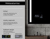Koupelnové zrcadlo s LED podsvícením L02 #5