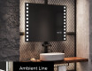 Koupelnové zrcadlo s LED podsvícením L03 #3