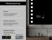 Koupelnové zrcadlo s LED podsvícením L03 #5
