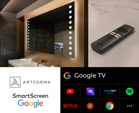 Koupelnové zrcadlo s LED podsvícením L06 #5