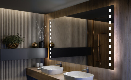 Koupelnové zrcadlo s LED podsvícením L06