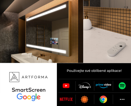 Koupelnové zrcadlo s LED podsvícením L09 #5