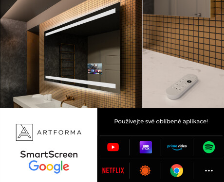 Koupelnové zrcadlo s LED podsvícením L09 #4