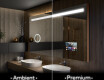 Koupelnové zrcadlo s LED podsvícením L12 #1