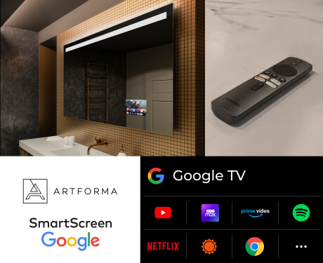 Koupelnové zrcadlo s LED podsvícením L12 #5