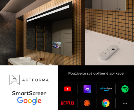 Koupelnové zrcadlo s LED podsvícením L12 #4