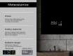 Koupelnové zrcadlo s LED podsvícením L12 #5