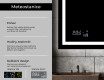 Koupelnové zrcadlo s LED podsvícením L15 #5
