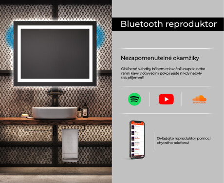 Koupelnové zrcadlo s LED podsvícením L15 #6